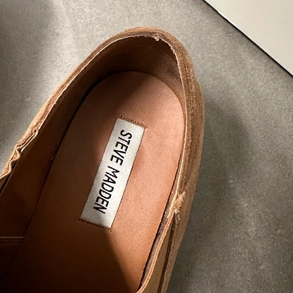 Steve Madden Leather Tan Booties - Picture 10 of 11